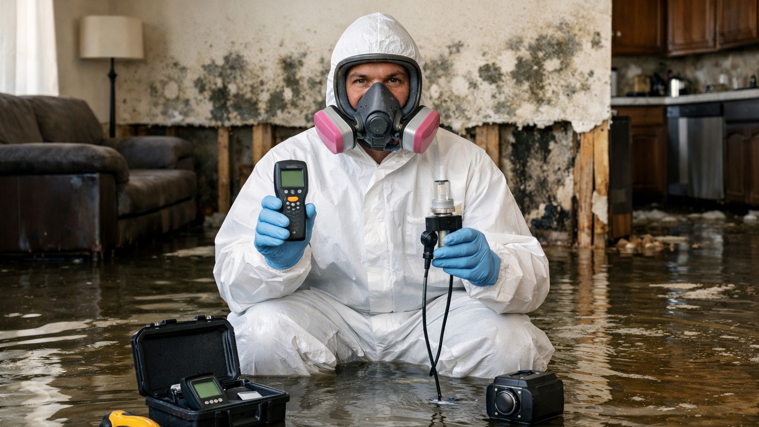 Water damage and flooding leading to mold growth