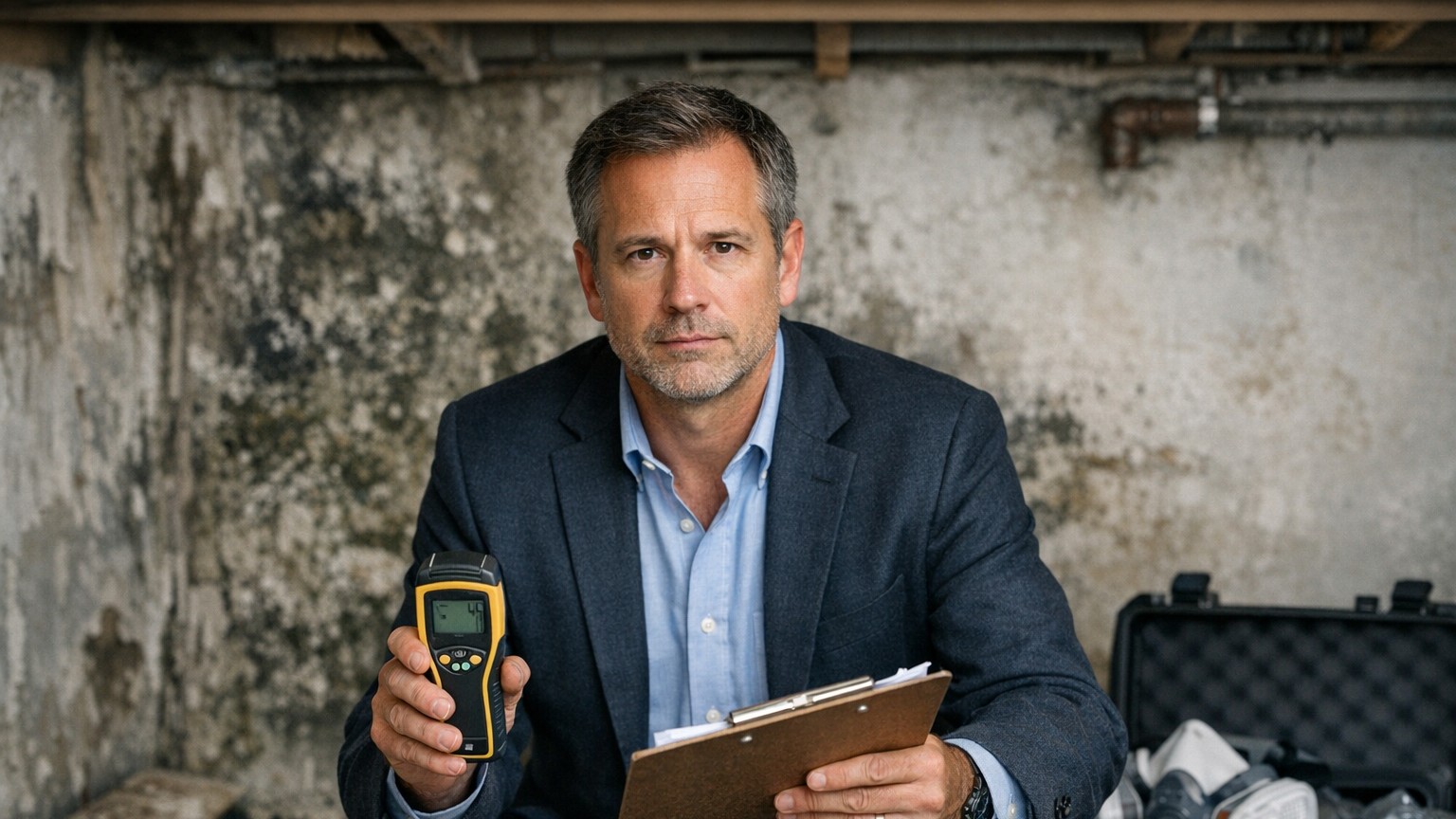 Investor evaluating a property