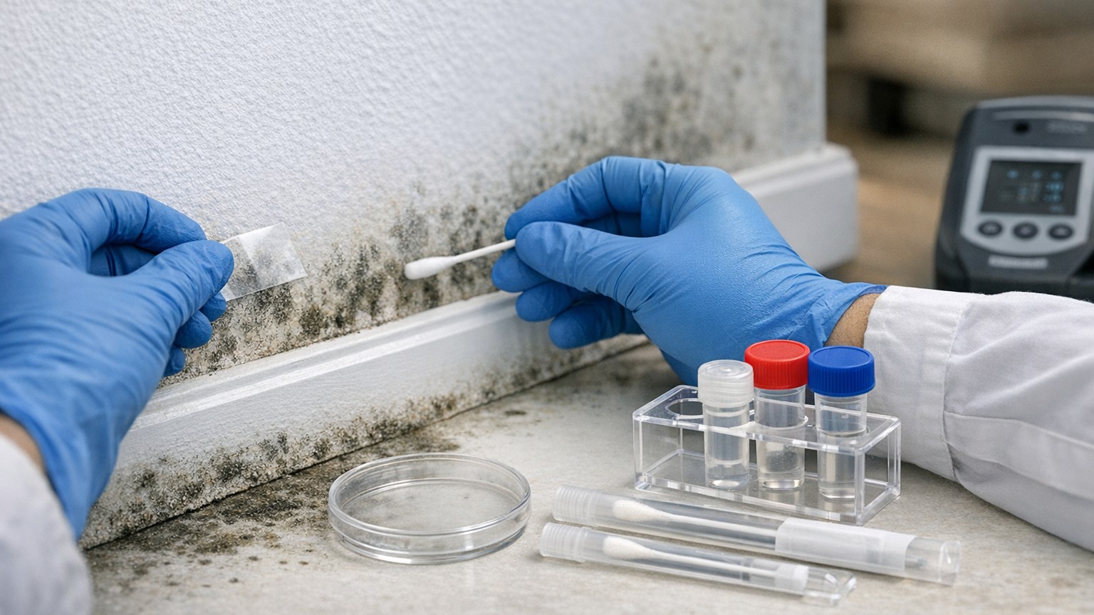 Mold surface sampling and testing
